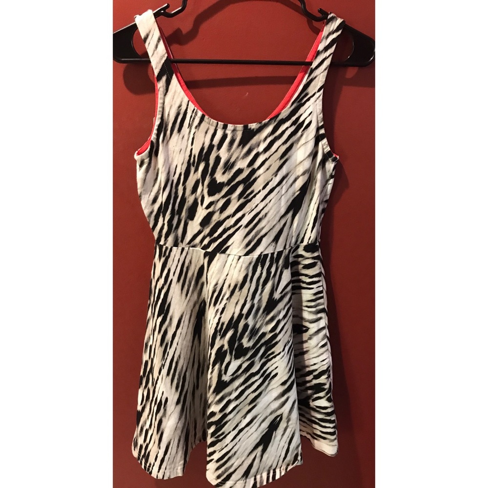 Black & White Express Skater Dress