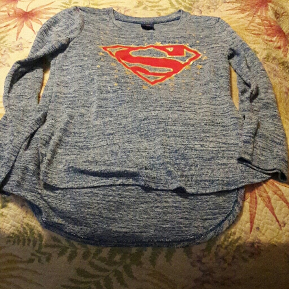 Junior girls Superman sweater
