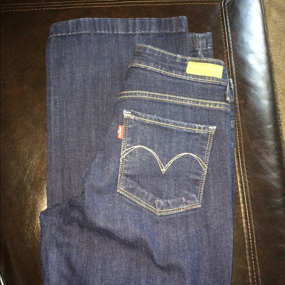 Levi's original dark wash jeans sz 8 - Picture 1 of 3