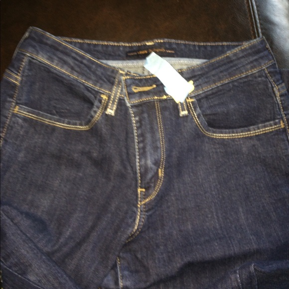 Levi's original dark wash jeans sz 8 - Picture 2 of 3