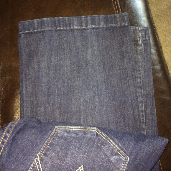 Levi's original dark wash jeans sz 8 - Picture 3 of 3