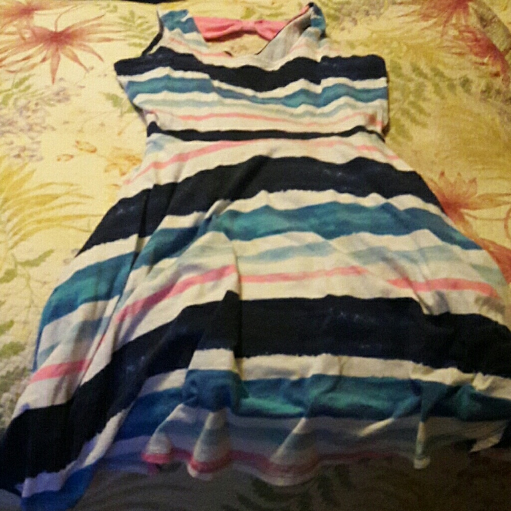 Justice striped dress