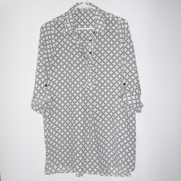 Pleione Tops - Pleione Printed Blouse