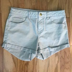 Grey Denim shorts