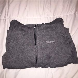billabong zip-up hoodie