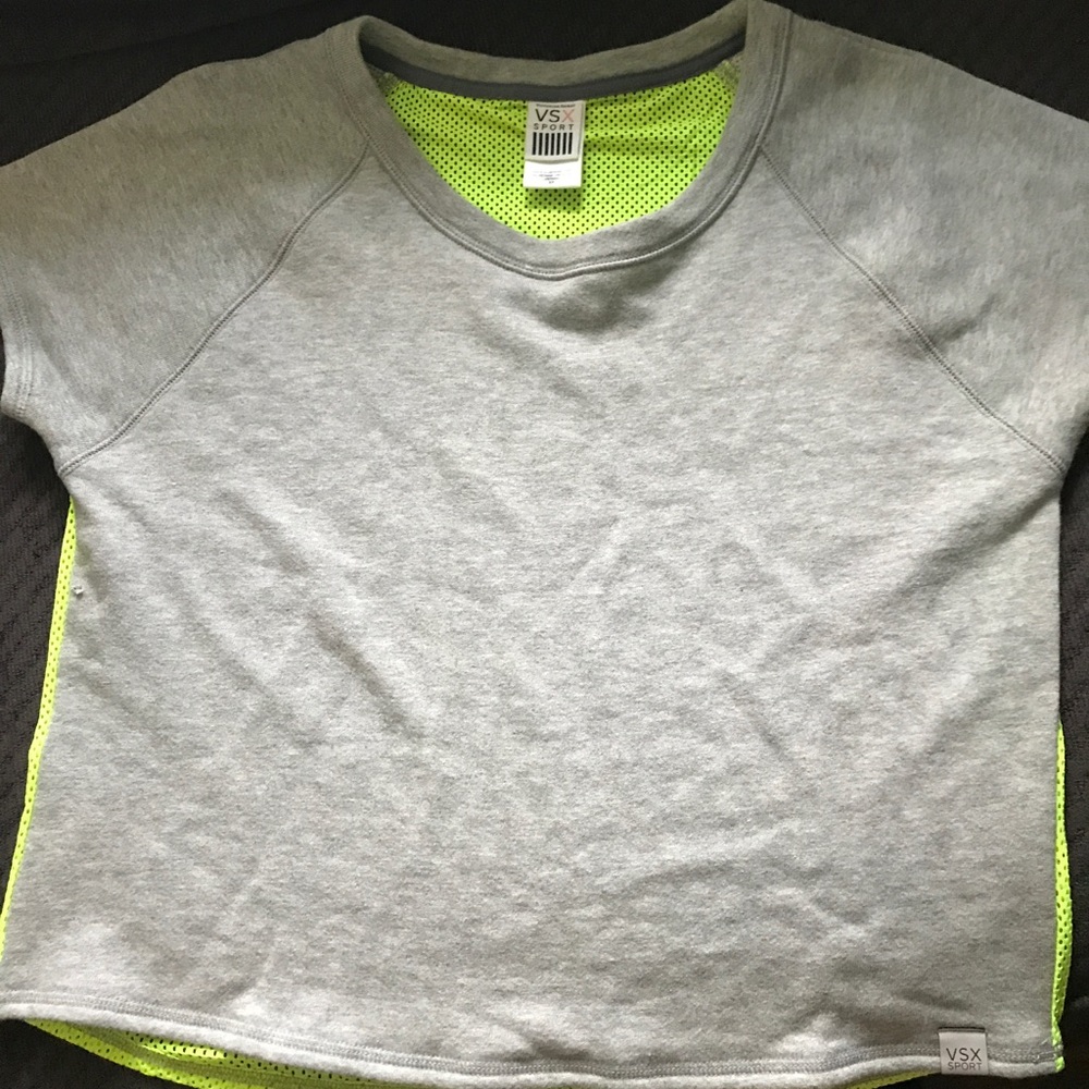 Victoria secret cropped sweat shirt