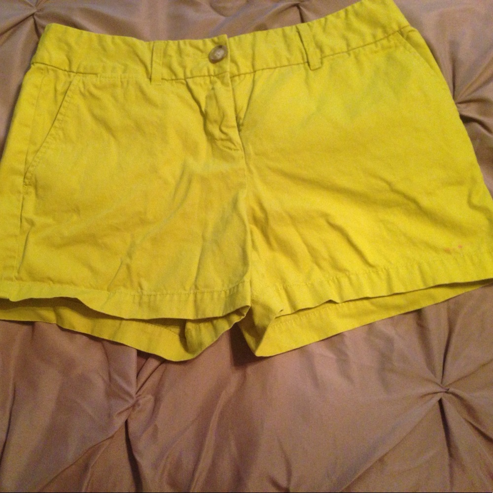 Loft bright green shorts