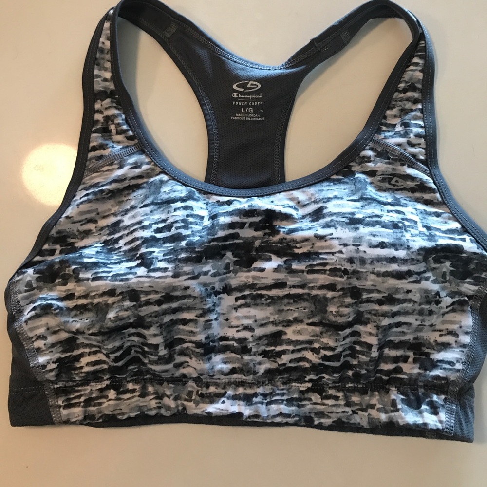 Grey Sports Bra