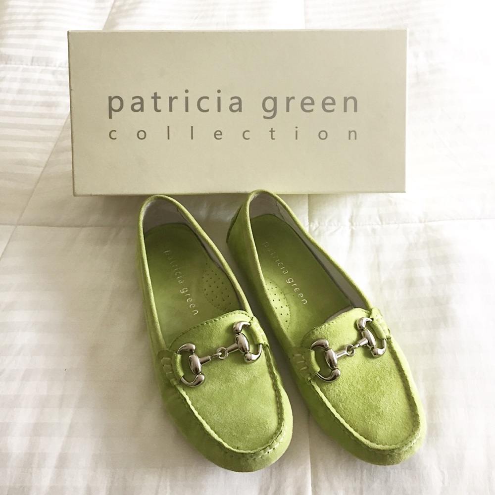 PATRICIA GREEN 'Milly' Suede Moccasin w/ Buckle