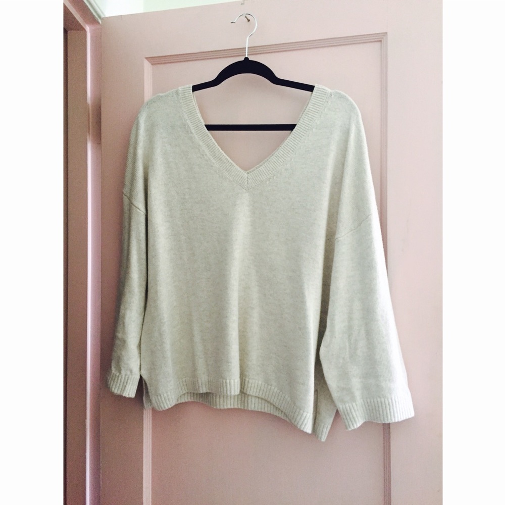 Madewell Double-v Pullover Sweater