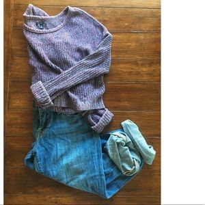 Cable knit crop sweater from American Eagle ❤️