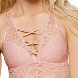 Victoria's Secret PINK Lace-Up bralette