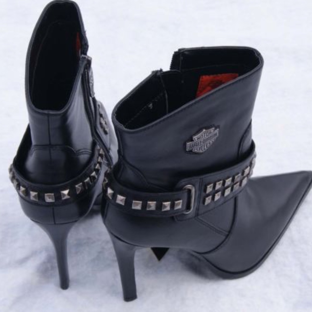 Harley Davidson Women's Twila Leather Ankle Boots