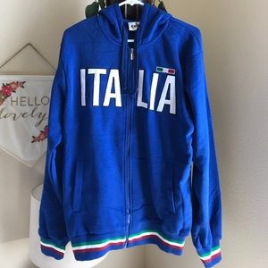 ITALIA Zippered Hoodie XL