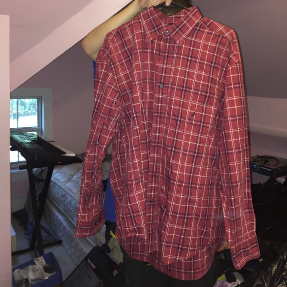 Plaid dress shirt!!