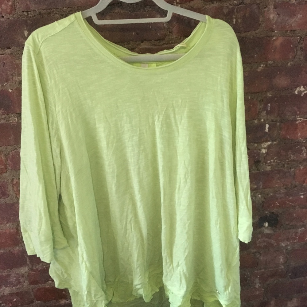 Melissa McCarthy Hi-Low Casual Comfortable Shirt