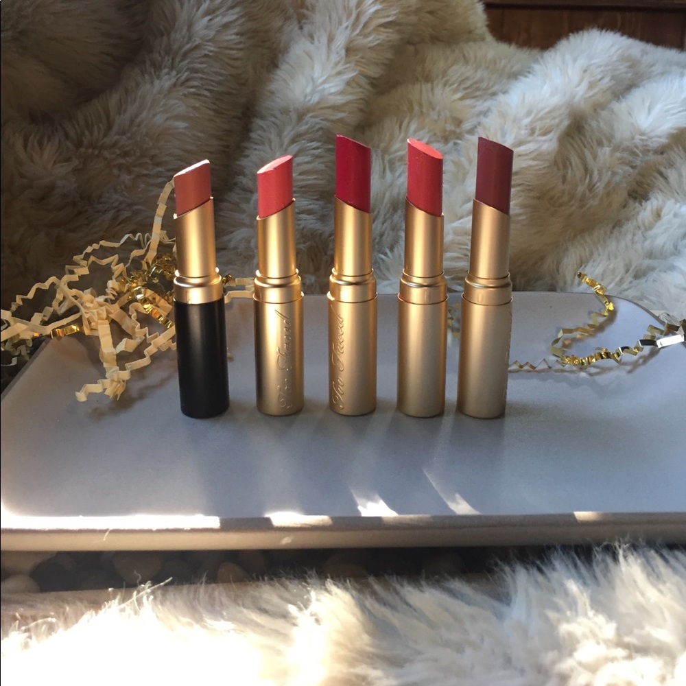 Too Faced lipstick collection
