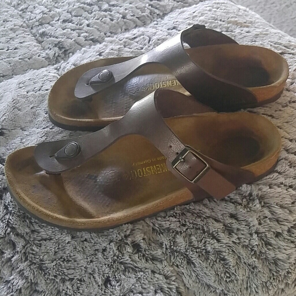 Bronze colored Birkenstock