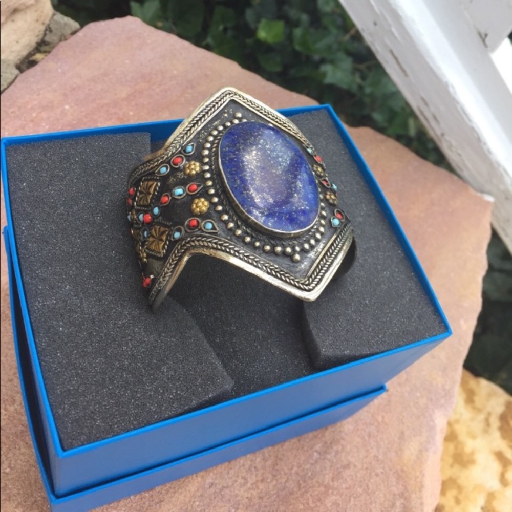 Bajalia "Fila" Lapis Angular Cuff - image 3