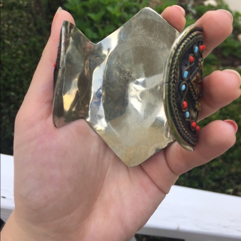 Bajalia "Fila" Lapis Angular Cuff - image 5