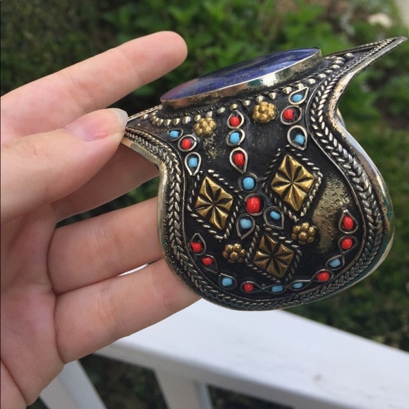 Bajalia "Fila" Lapis Angular Cuff - Picture 4 of 5