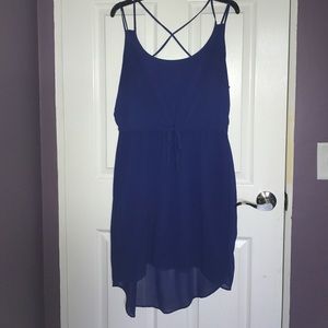 Electric blue dress