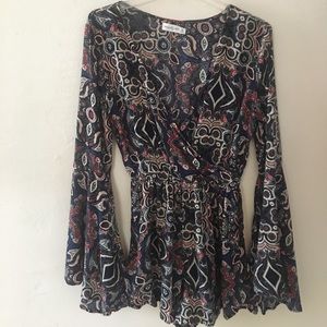 Abercrombie & Fitch bell sleeve romper