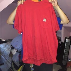 Carhartt red tee