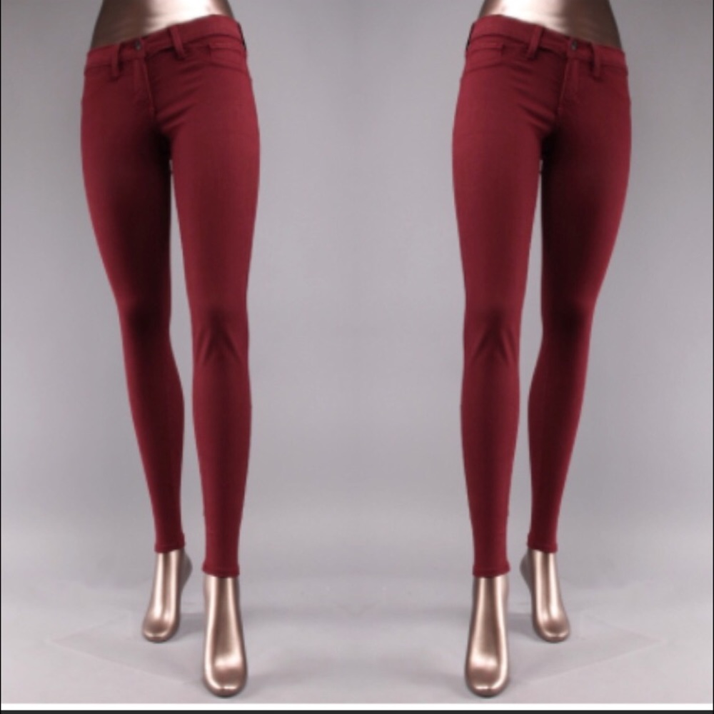 Maroon Flying Monkey Jeans