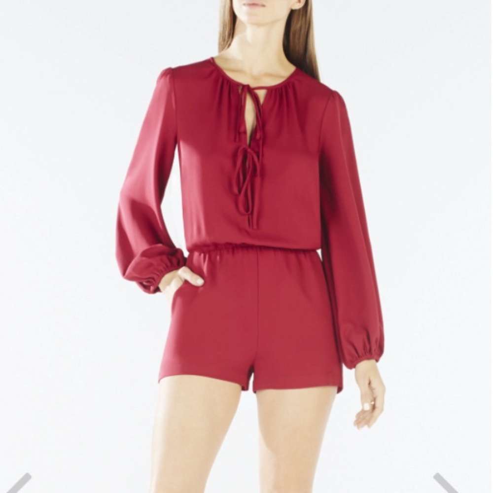 NWT bcbg ruby romper!