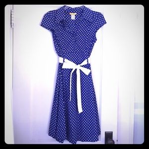 Mod Cloth vintage style polka dot dress