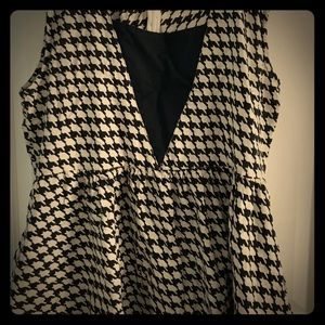 Mata Traders houndstooth baby doll dress/tunic