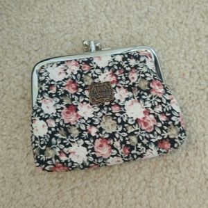 Floral Anna Sui coin purse NWOT