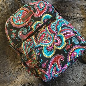 Vera Bradley Parisian Paisley Just Right Backpack