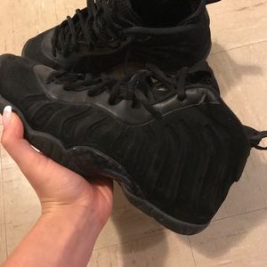 Nike Foamposites "triple black"