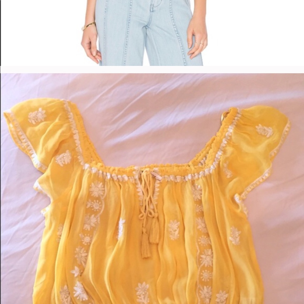 Free People Paisley Top