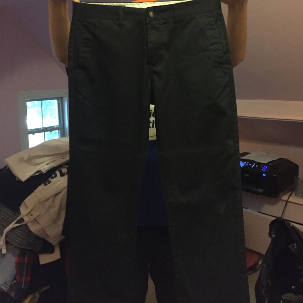 VOLCOM BLACK WORK PANT CHINOS