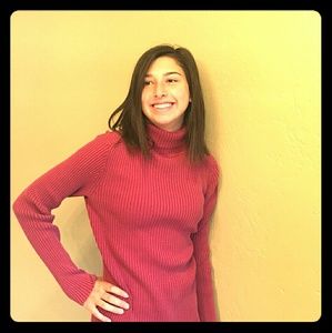 GAP Basic Purple Turtleneck