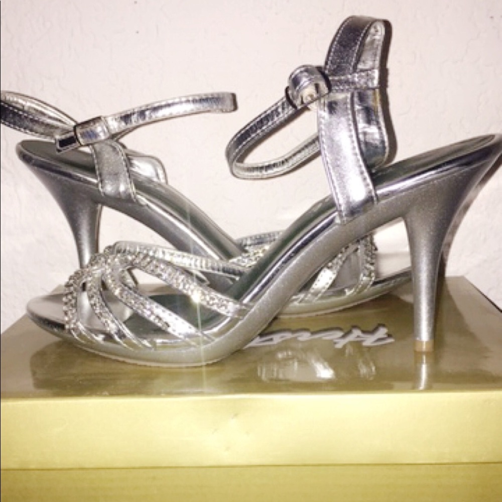 Silver heels