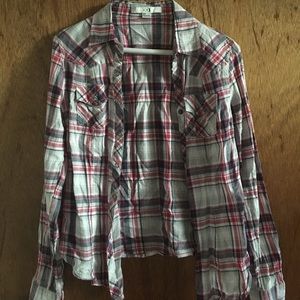 Forever 21 plaid sweater