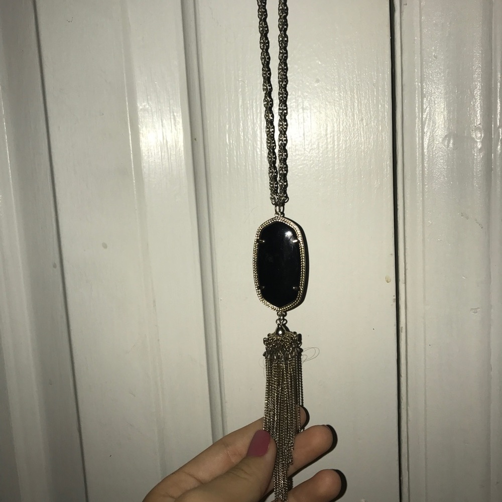 Long tassel necklace