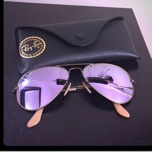 Lilac Ray Ban Aviators