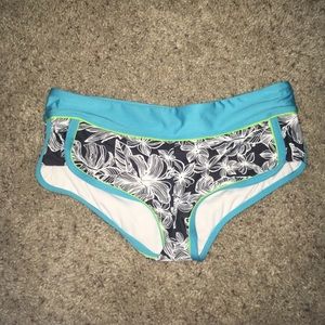 Athleta dolphin short swim bottoms.