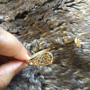 Vera Bradley Gold Tone Open work Bracelet