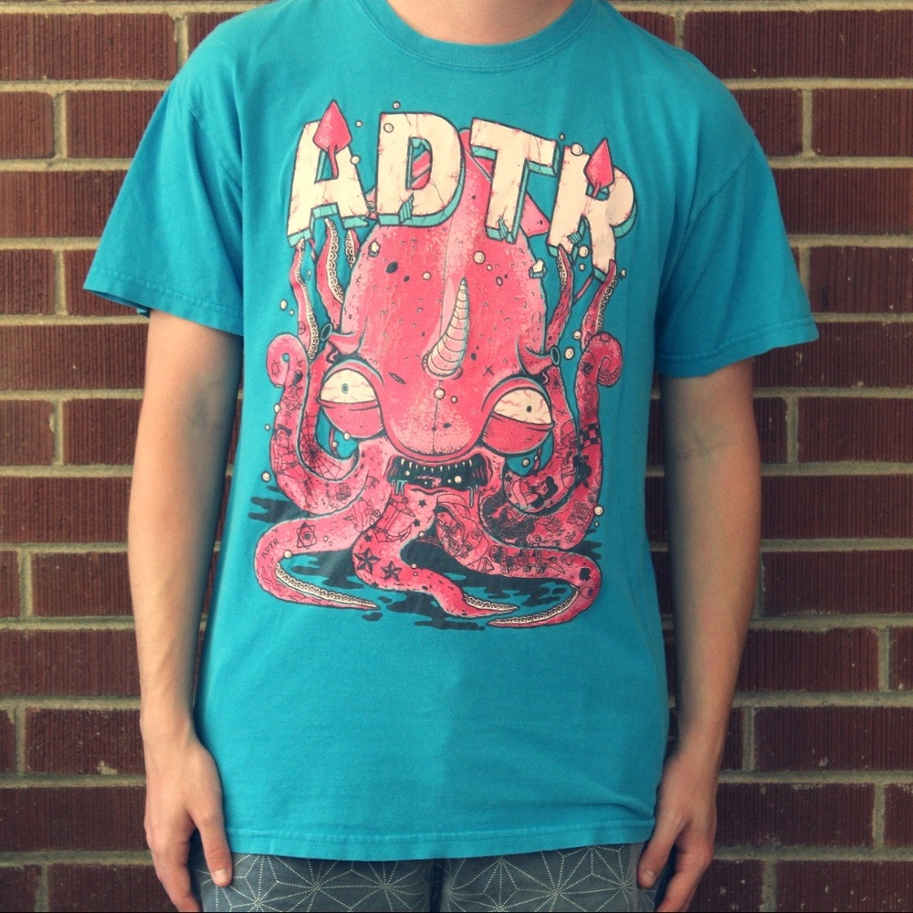 A Day To Remember T Shirt with Rocktopus Design