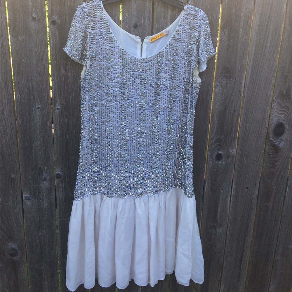 Alice & Olivia sequin minidress size  s