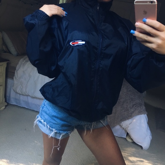 Tommy Hilfiger Jackets & Blazers - sold •• navy tommy windbreaker