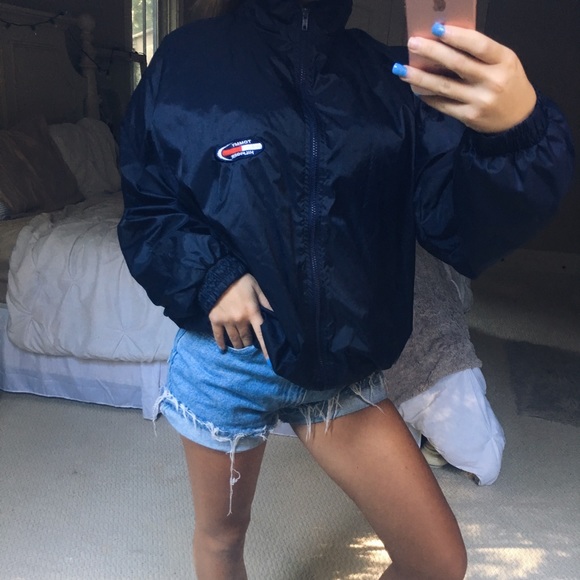sold •• navy tommy windbreaker - Picture 2 of 7