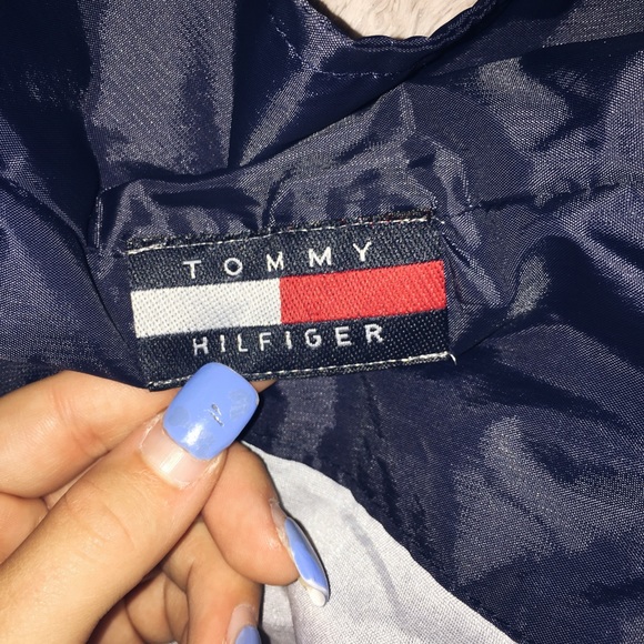 sold •• navy tommy windbreaker - Picture 6 of 7