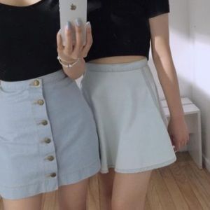 AA Denim Circle Skirt